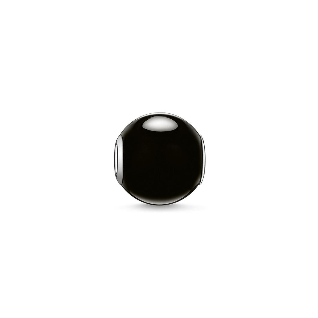 Thomas Sabo Karma Polished  Black Obsidian bead ref K0002-023-11