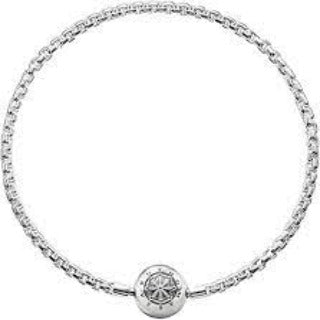 Thomas Sabo Sterling silver Karma Bead Bracelets Sizes 17cm,18cm,19cm ref KA0001-001-12