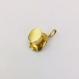 9ct yellow gold Top Hat charm Pre-Loved