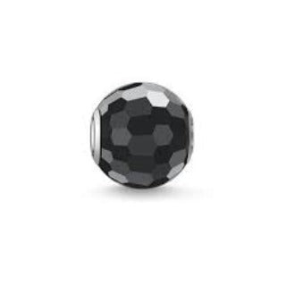 Thomas Sabo Karma Faceted Black Obsidian bead ref K0003-023-11