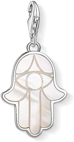 Thomas Sabo Sterling Silver Mother of Pear Hand of Fatima charm ref 1557-029-14