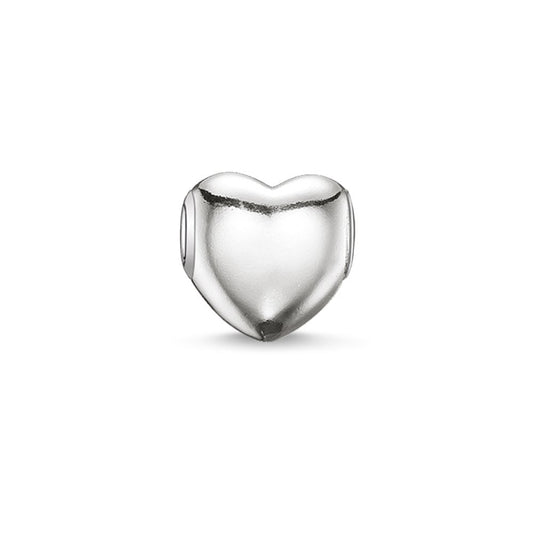 Thomas Sabo Sterling Silver Plain Heart bead charm ref K0107-001-12