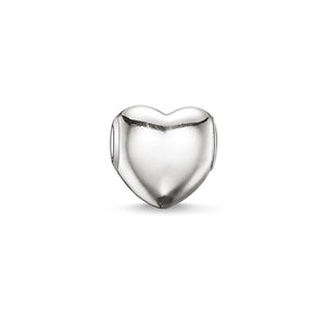 Thomas Sabo Sterling Silver Plain Heart bead charm ref K0107-001-12