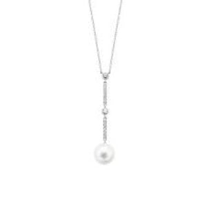 Ti Sento Stirling Silver Synthetic Pearl Set Necklace on chain ref 3837PW/42