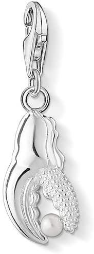 Thomas Sabo Sterling Silver Pearl set Lobster claw charm ref 1346-082-14
