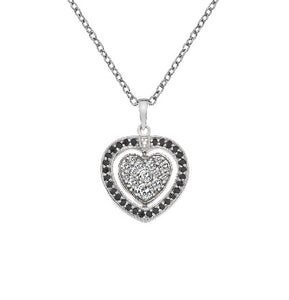 Hot Diamonds Sterling Silver Turning Heart necklace DP606