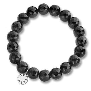 Ti Sento Black Onyx beaded stretch bracelet Ref 2512OZ/Small