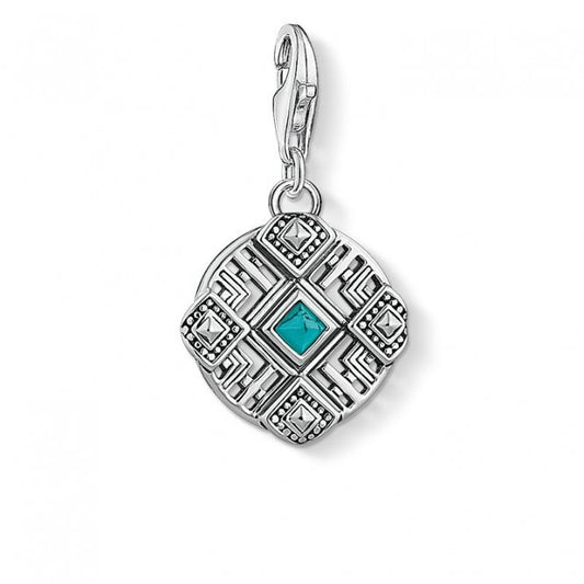 Thomas Sabo Sterling Silver African Ornament charm ref 1421-878-17