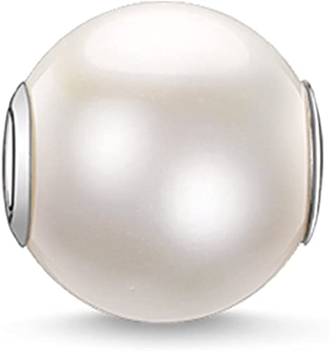 Thomas Sabo Sterling Silver  Freshwater Pearl bead charm ref K0083-082-14