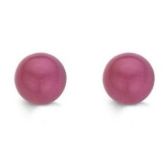 Ti Sento Fuschia Pink stud earrings ref 7386CF