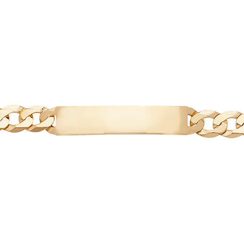 BR266 9ct Y/G Ladies ID Bracelet 8.5grms