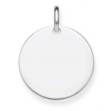 Thomas Sabo Sterling Silver Plain Disc charm ref 1428-001-21