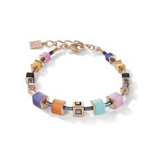 5050/30-1575 Coeur De Lion  Stainless Steel Geo Cube bracelet