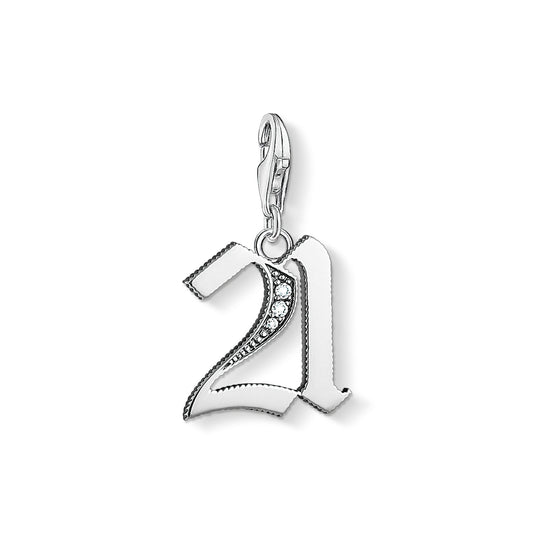 Thomas Sabo Sterling Silver CZ set 21 Charm ref 1507-643-21