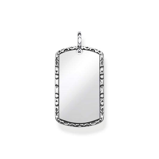 Thomas Sabo  Silver Dog Tag Pendant ref PE837-637-21