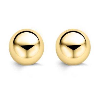 Ti Sento Silver with gold plating Ball stud earrings ref 7582SY