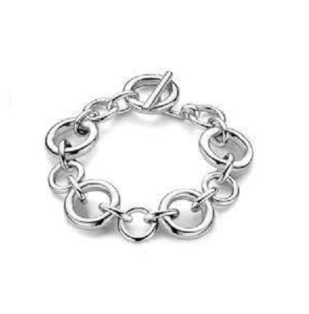 Ti Sento Stirling Silver Round Link bracelet ref 2647SI