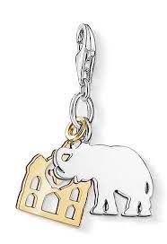 Thomas Sabo Sterling Silver Elephant charm Ref 1109-413-12