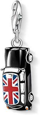 Thomas Sabo Sterling Silver and enamel Black London Taxi Ref 1069-014-11