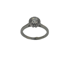 Load image into Gallery viewer, 18ct White Gold &amp; Diamond Halo Ring 0.50ct - Pre-Loved
