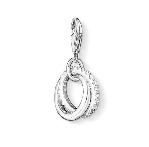 Thomas Sabo Sterling Silver Eternity & Wedding Rings Charm Ref 1252-051-14