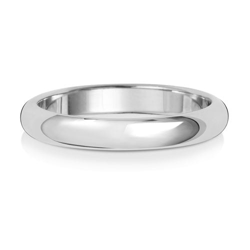 3MM D Shaped Wedding Ring