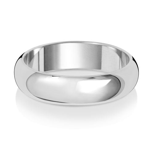 5MM D Shaped Wedding Ring