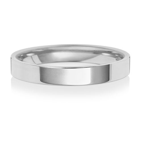 3MM Flat Court Wedding Ring