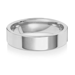 5MM Flat Court Wedding Ring