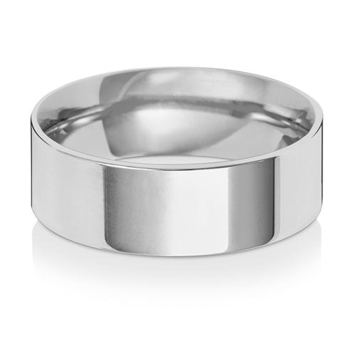 7MM Flat Court Wedding Ring