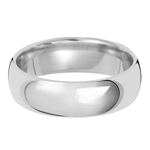 6MM Traditional Court Wedding Ring