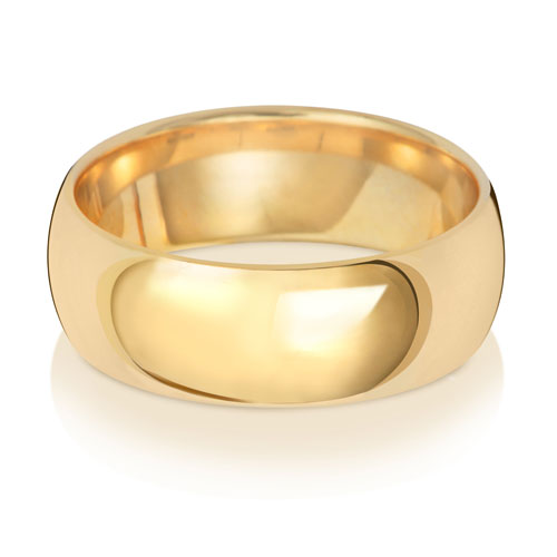 7MM Traditional Court Wedding Ring