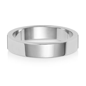 4MM Flat Flat Wedding Ring