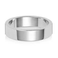 Load image into Gallery viewer, 5MM Flat Flat Wedding Ring
