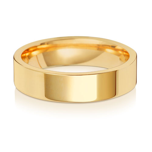 5MM Flat Court Wedding Ring